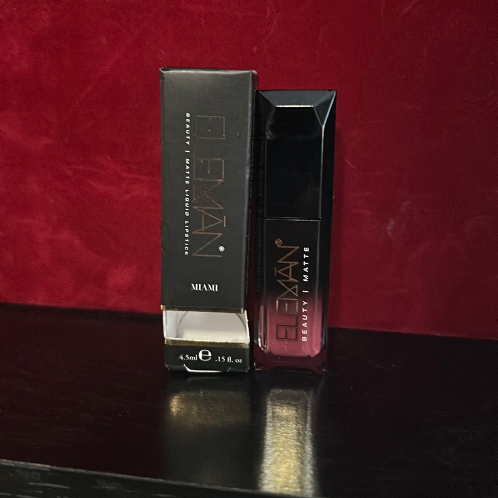 Eleman matte liquid lipstick in shade Miami